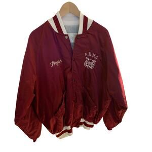 DeLong Sportswear 1980s Vintage high school Bomber Jacket Unisex Adult